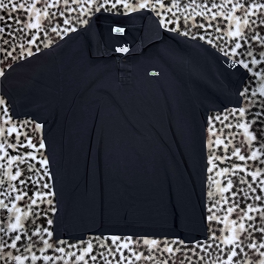 Men’s Lacoste Black Polo Shirt